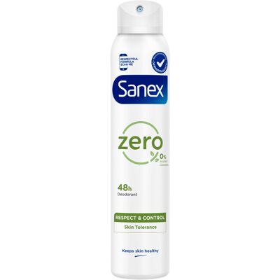 2+2 gratis: Sanex Deodorant Spray Zero% Respect & Control 200 ml 2+2 gratis: Sanex Deodorant Spray Zero% Respect & Control 200 ml