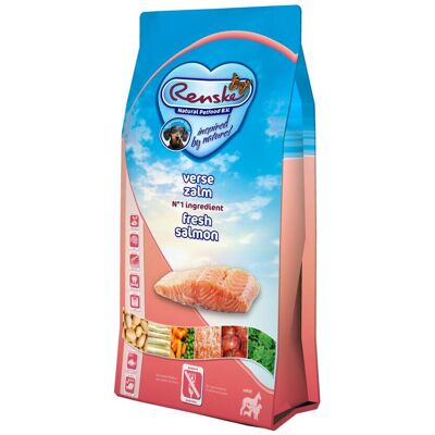 8x Renske Super Premium Graanvrij Adult Hondenvoer Zalm 600 gr 8x Renske Super Premium Graanvrij Adult Hondenvoer Zalm 600 gr