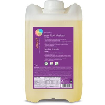 Sonett Wasmiddel Vloeibaar Lavendel 5 liter Sonett Wasmiddel Vloeibaar Lavendel 5 liter