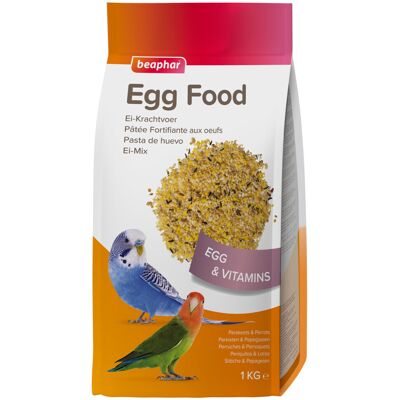 Nourriture aux œufs Beaphar pour perruches et perroquets - 1kg Nourriture aux œufs Beaphar pour perruches et perroquets - 1kg
