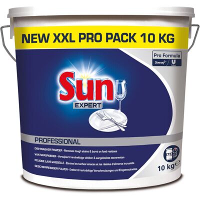 Sun Professional Vaatwaspoeder Korte Wascyclus Normaal Pro Formula 10 kg Sun Professional Vaatwaspoeder Korte Wascyclus Normaal Pro Formula 10 kg