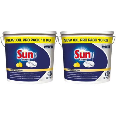 2x Sun Professional Vaatwaspoeder Korte Wascyclus Citroen Pro Formula 10 kg 2x Sun Professional Vaatwaspoeder Korte Wascyclus Citroen Pro Formula 10 kg