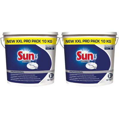 2x Sun Professional Vaatwaspoeder Korte Wascyclus Normaal Pro Formula 10 kg 2x Sun Professional Vaatwaspoeder Korte Wascyclus Normaal Pro Formula 10 kg