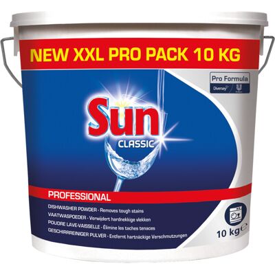Sun Professional Vaatwaspoeder 10 (Lange wascyclus - huishoudmachine), Pro Formula 10 kg Sun Professional Vaatwaspoeder 10 (Lange wascyclus - huishoudmachine), Pro Formula 10 kg