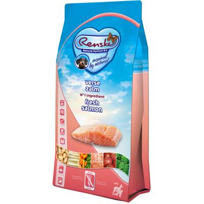 Renske Nourriture pour chiens adulte hypoallergénique sans céréales au saumon Renske Nourriture pour chiens adulte hypoallergénique sans céréales au saumon