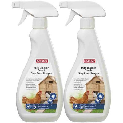 2x Beaphar Mite Blocker Combi Combi 500 ml 2x Beaphar Mite Blocker Combi Combi 500 ml