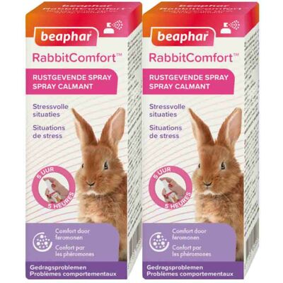 2x Beaphar RabbitComfort Rustgevende Spray 30 ml 2x Beaphar RabbitComfort Rustgevende Spray 30 ml