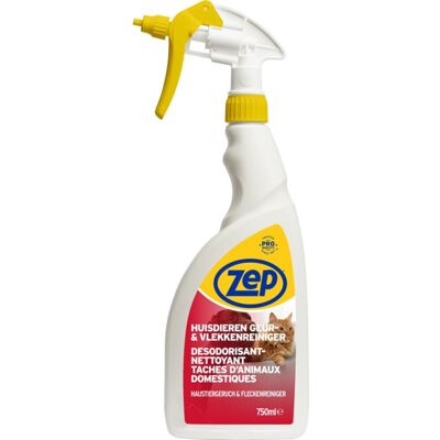 2x Zep Huisdiervlekken- en Geurverdrijver 750 ml 2x Zep Huisdiervlekken- en Geurverdrijver 750 ml