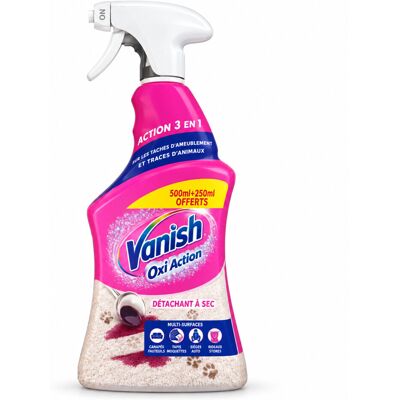 1+1 gratis: Vanish Vlekverwijderaar Spray voor Textiel Oxi Action 750 ml 1+1 gratis: Vanish Vlekverwijderaar Spray voor Textiel Oxi Action 750 ml