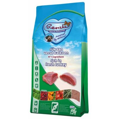 Renske Chien Adulte Dinde Senior - Sans céréales, 2kg Renske Chien Adulte Dinde Senior - Sans céréales, 2kg