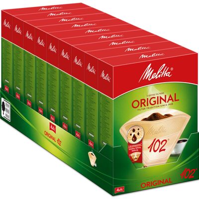 Filtre à café Melitta Modèle 102 Non blanchis - Accessoires cafetière Filtre à café Melitta Modèle 102 Non blanchis - Accessoires cafetière