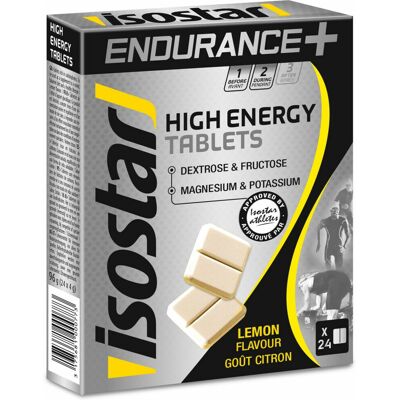 3x Isostar High Energy Tablets Lemon 24 stuks 3x Isostar High Energy Tablets Lemon 24 stuks