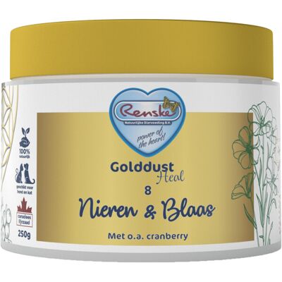 Renske Golddust Heal 8 Blaas & Nieren 250 gr Renske Golddust Heal 8 Blaas & Nieren 250 gr