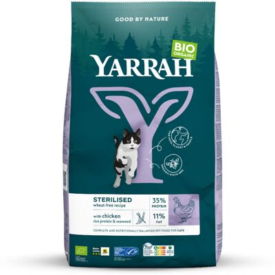 4x Yarrah Bio Kattenvoer Sterilised 2 kg 4x Yarrah Bio Kattenvoer Sterilised 2 kg