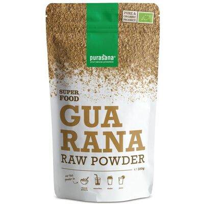 Purasana Superfood Guarana Poeder Bio 100 gr Purasana Superfood Guarana Poeder Bio 100 gr