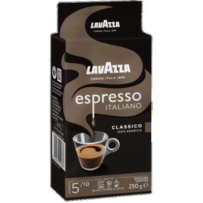 3x Lavazza Espresso Italiano Classico Filterkoffie 250 gr 3x Lavazza Espresso Italiano Classico Filterkoffie 250 gr