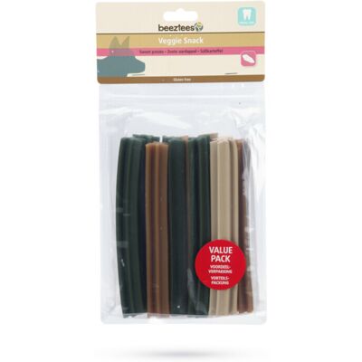 4x Beeztees Hondensnack Veggie Staaf Mix 500 gr 4x Beeztees Hondensnack Veggie Staaf Mix 500 gr