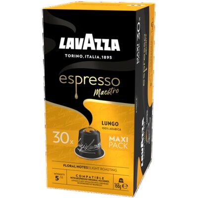 Lavazza Espresso Koffiecups Lungo 30 stuks Lavazza Espresso Koffiecups Lungo 30 stuks