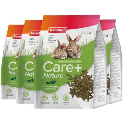 4x Beaphar Care+ Nature Konijn 1,5 kg 4x Beaphar Care+ Nature Konijn 1,5 kg