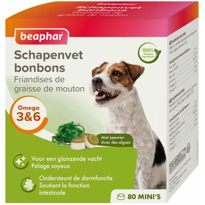 6x Beaphar Schapenvet Bonbons Mini Zeewier 245 gr 6x Beaphar Schapenvet Bonbons Mini Zeewier 245 gr