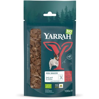 10x Yarrah Bio Hondensnack Mini Bites 100 gr 10x Yarrah Bio Hondensnack Mini Bites 100 gr