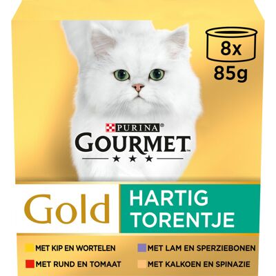 6x Gourmet Gold Kattenvoer Nat Hartig Torentje 8 x 85 gr 6x Gourmet Gold Kattenvoer Nat Hartig Torentje 8 x 85 gr