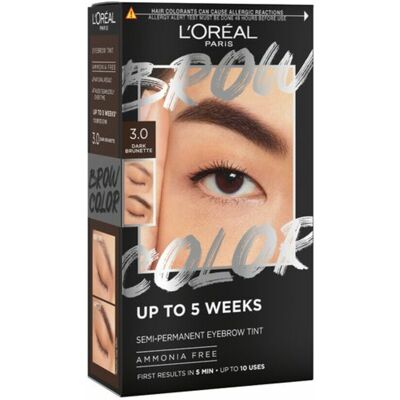 1+1 gratis: L'Oréal Brow Color Wenkbrauwverf 3.0 Dark Brunette 30 ml 1+1 gratis: L'Oréal Brow Color Wenkbrauwverf 3.0 Dark Brunette 30 ml