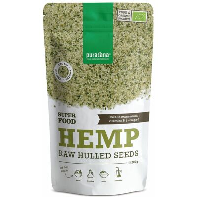 Purasana Superfood Hennepzaden Bio 200 gr Purasana Superfood Hennepzaden Bio 200 gr