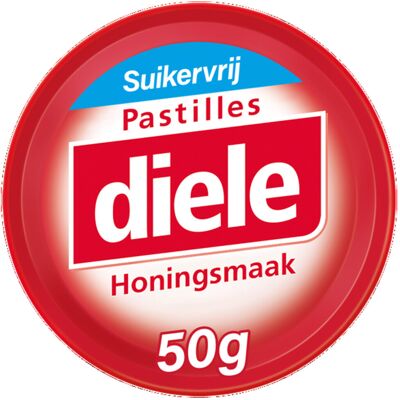 10x Diele Pastilles Honing Suikervrij 50 gr 10x Diele Pastilles Honing Suikervrij 50 gr