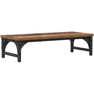 vidaXL Support de moniteur Bois ancien 55 x 23 x 14 cm vidaXL Support de moniteur Bois ancien 55 x 23 x 14 cm