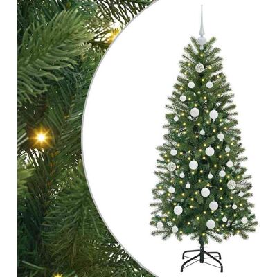 vidaXL Sapin de Noël artificiel Vert 150 cm PE et PVC vidaXL Sapin de Noël artificiel Vert 150 cm PE et PVC