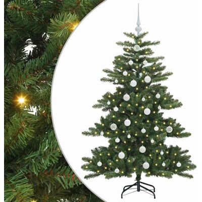 vidaXL Sapin de Noël Artificiel à Branches Articulées Vert 150 cm vidaXL Sapin de Noël Artificiel à Branches Articulées Vert 150 cm