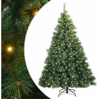 vidaXL Sapin de Noël Artificiel à Branches Articulées Vert 180 cm vidaXL Sapin de Noël Artificiel à Branches Articulées Vert 180 cm