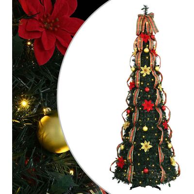 vidaXL Sapin de Noël artificiel Vert 180 cm PVC vidaXL Sapin de Noël artificiel Vert 180 cm PVC