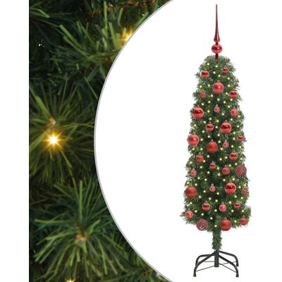 vidaXL Sapin de Noël artificiel Vert 150 cm PVC et acier et plastique vidaXL Sapin de Noël artificiel Vert 150 cm PVC et acier et plastique