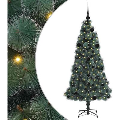 vidaXL Arbre de Noël artificiel pré-éclairé avec ensemble de boules vidaXL Arbre de Noël artificiel pré-éclairé avec ensemble de boules