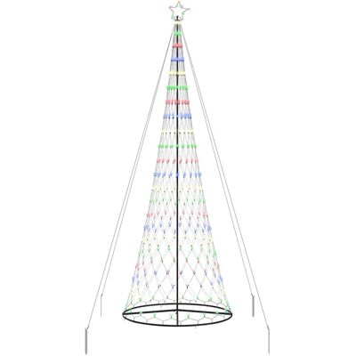 vidaXL Arbre de Noël LED Multicolore 399 cm Métal vidaXL Arbre de Noël LED Multicolore 399 cm Métal