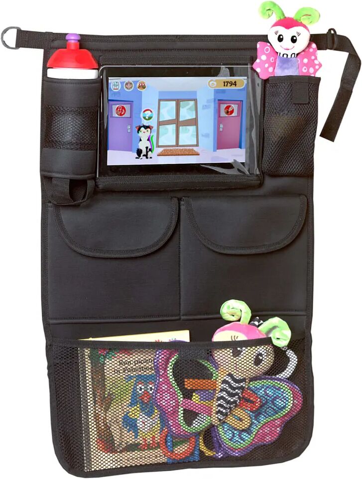 A3 Baby & Kids Organisateur de voiture avec support de tablette Noir