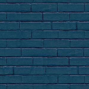 Noordwand Papier peint Good Vibes Brick Wall Bleu