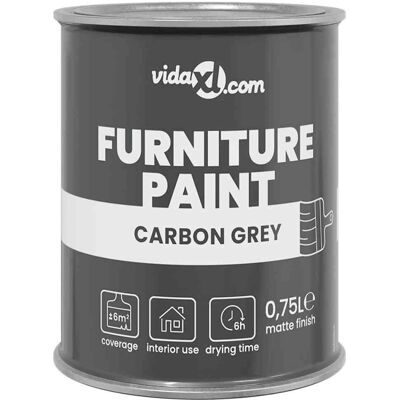 vidaXL Peinture pour meubles Gris 0,75 L Wall Print vidaXL Peinture pour meubles Gris 0,75 L Wall Print