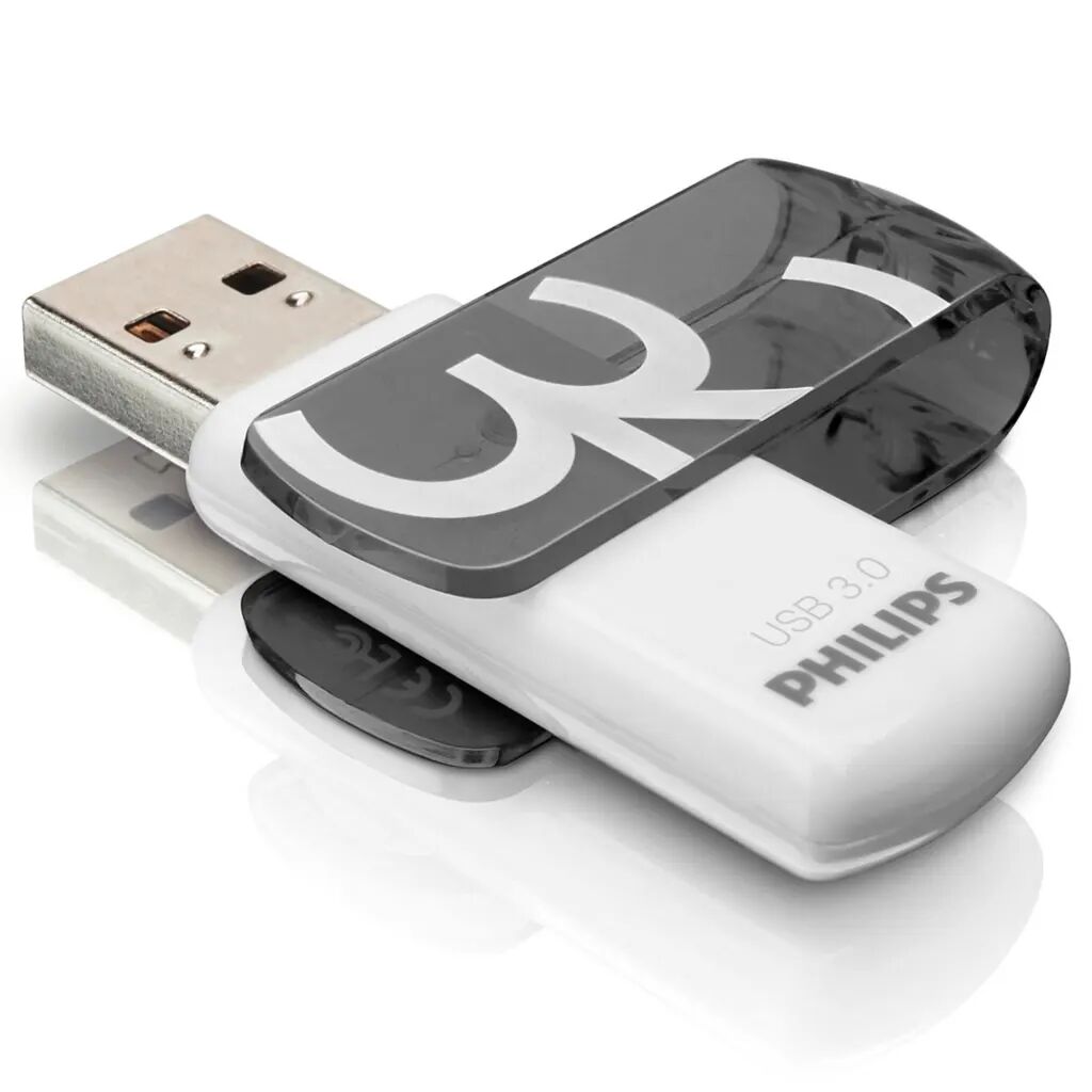 Philips Clés USB 3.0 Vivid 32 Go 2 pcs Blanc et gris