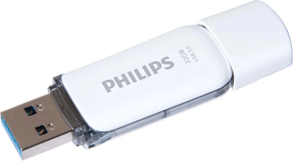 Philips Clé USB 3.0 Snow 32 Go Blanc et gris