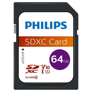 Philips Carte mémoire SDXC 64 Go UHS-I U1 V10