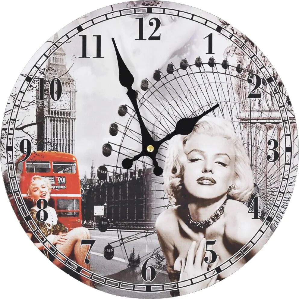 vidaXL Horloge murale vintage Marilyn Monroe 30 cm