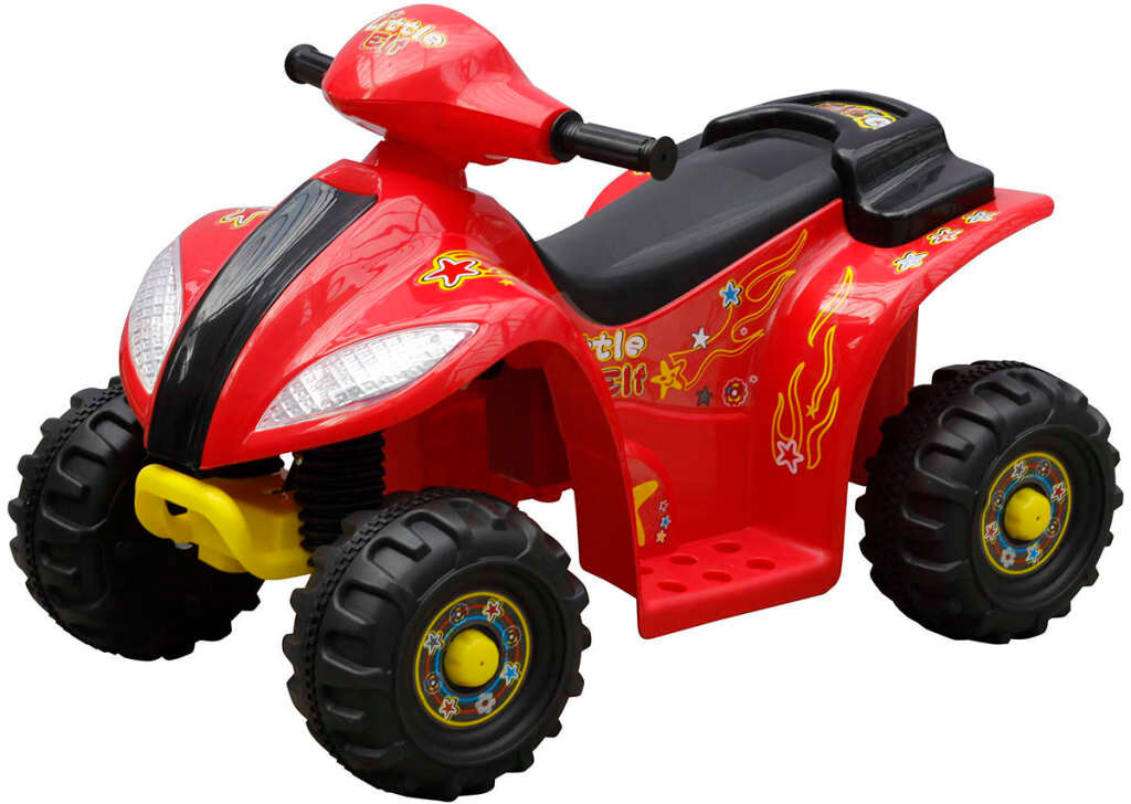 vidaXL Quad électrique pour enfants Rouge et Noir