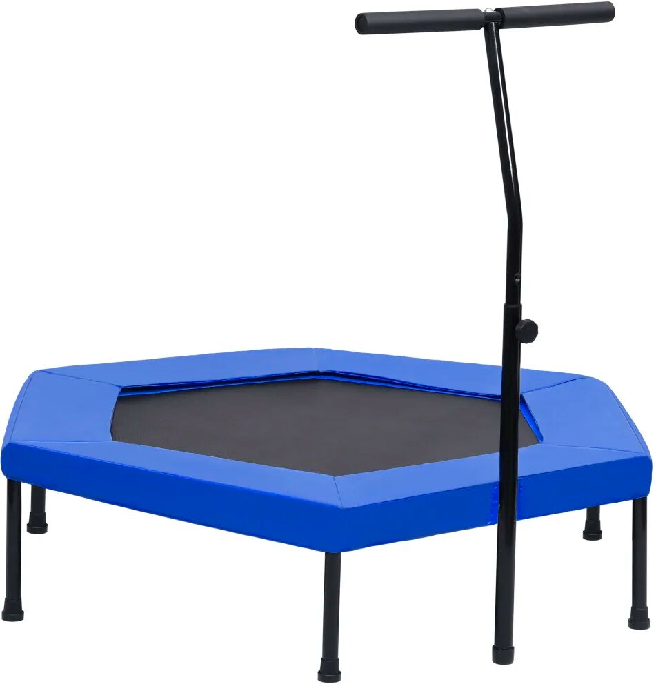 vidaXL Trampoline avec poignée et coussin de sécurité hexagonal 122 cm