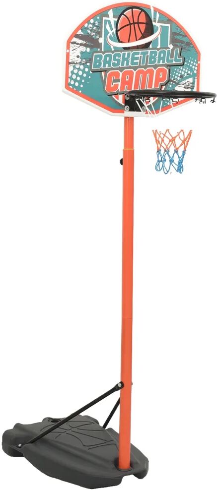 vidaXL Ensemble de basket portable réglable 180-230 cm