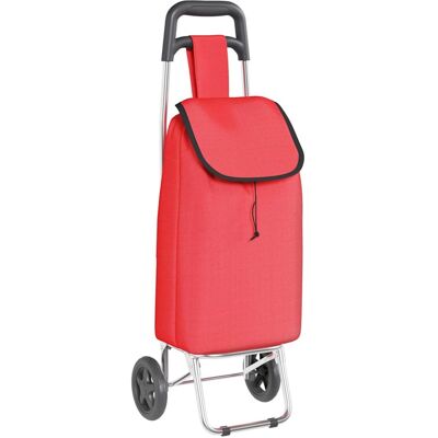 vidaXL Trolley de shopping Rouge 35 x 28 x 92 cm Tissu Oxford vidaXL Trolley de shopping Rouge 35 x 28 x 92 cm Tissu Oxford