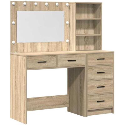 vidaXL Ensemble de 2 miroirs en chêne Sonoma - Miroir vidaXL Ensemble de 2 miroirs en chêne Sonoma - Miroir