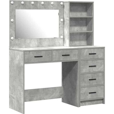 vidaXL Ensemble de 2 en Béton gris Béton Moyen Rangements - Highboard vidaXL Ensemble de 2 en Béton gris Béton Moyen Rangements - Highboard